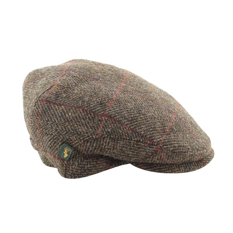 Barbour herringbone tweed clearance cap